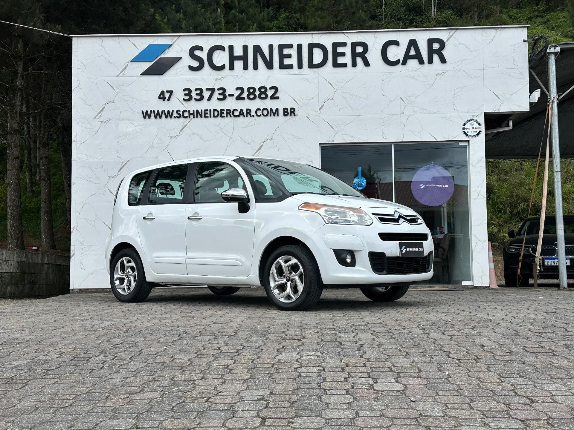 Citroën C3 Picasso Excl. 1.6 Flex 16V 5p Aut. na cor Branco em Guaramirim / SC - 35399