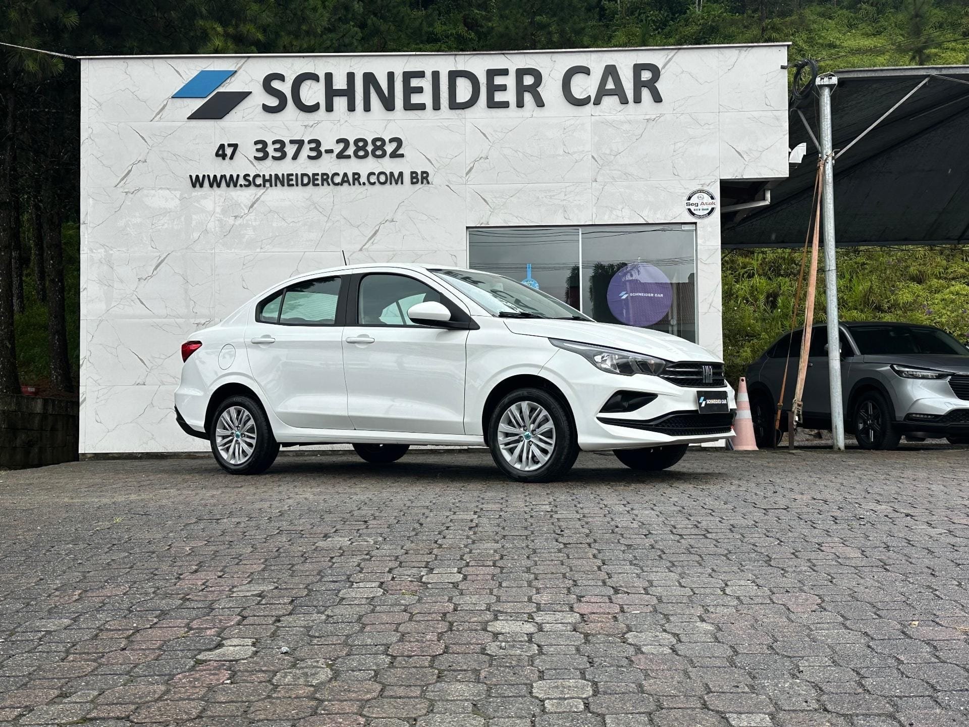 Fiat Cronos DRIVE 1.0 6V Flex na cor Branco em Guaramirim / SC - 35403