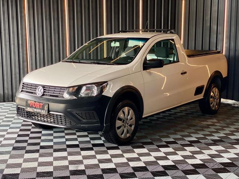 Volkswagen Saveiro Robust 1.6 Total Flex 8V na cor Branco em Curitiba / PR - 35425