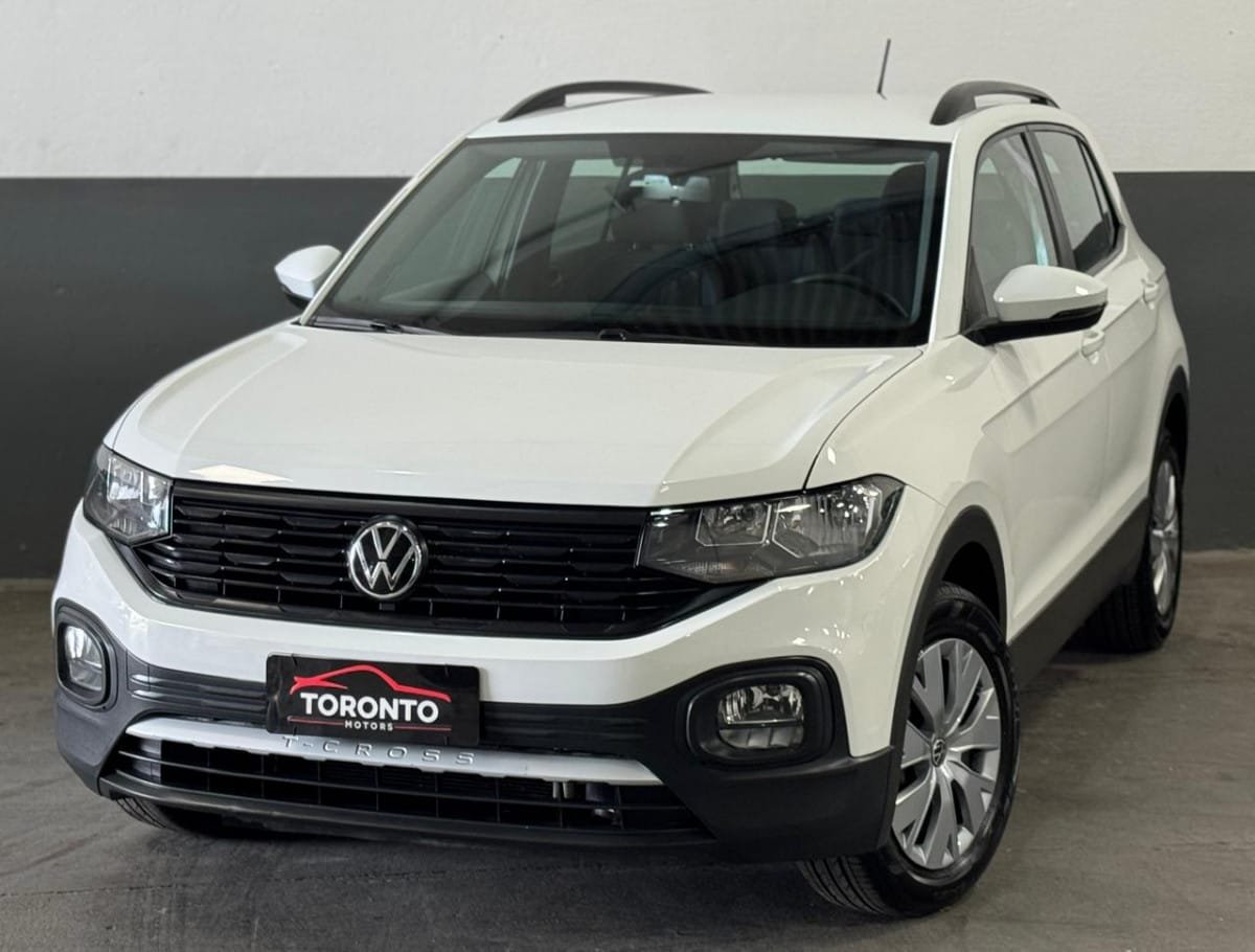 Volkswagen T-Cross Sense 200 TSI 1.0 Flex 5p Aut. na cor Branco no Porto Alegre / RS - 35498