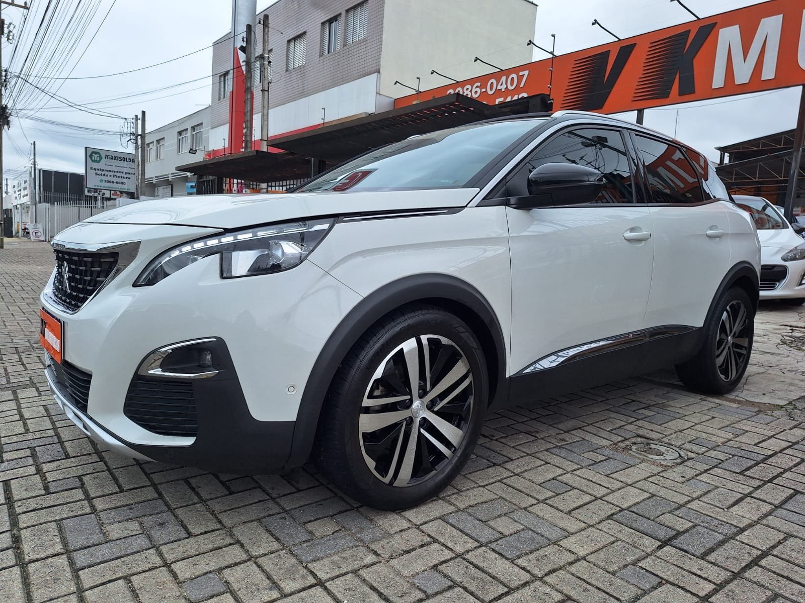 Peugeot 3008 Griffe 1.6 Turbo 16V 5p Aut. na cor Branco em Curitiba / PR - 35555