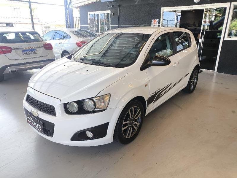 Chevrolet SONIC HB LTZ 1.6 16V FlexPower 5p Aut. na cor Branco em Curitiba / PR - 35774