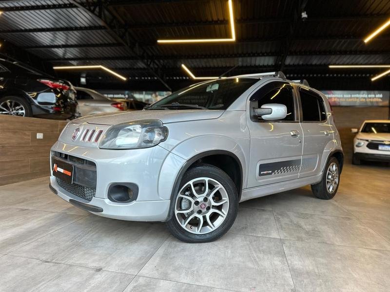 Fiat Uno Turbo 1.4 i.e. 2p na cor Prata em São José dos Pinhais / PR - 36044