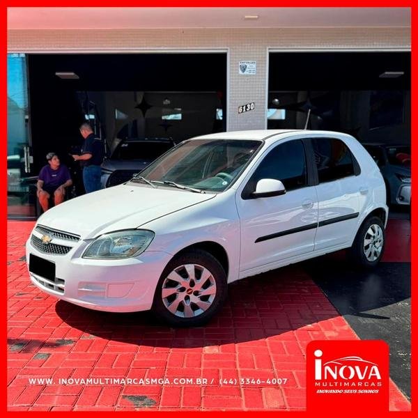 Chevrolet Celta Spirit/ LT 1.0 MPFI 8V FlexP. 5p na cor Branco em Maringá / PR - 36397