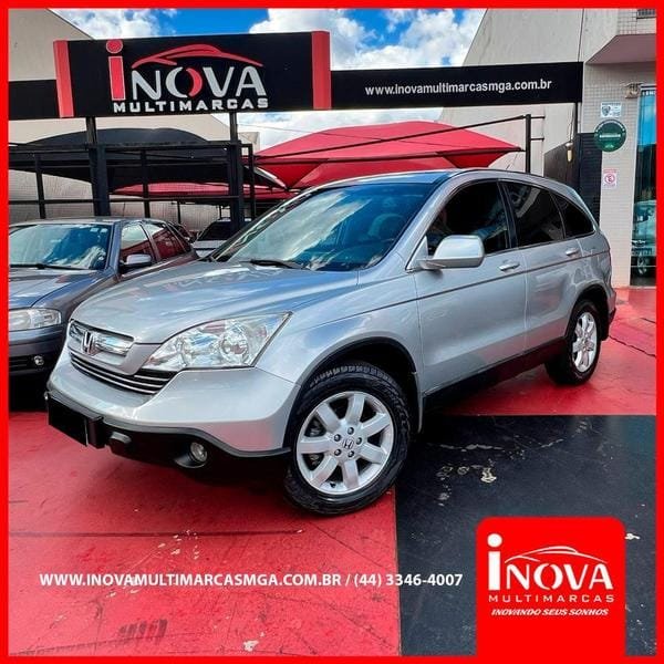Honda CR-V EXL 2.0 16V 4WD/2.0 Flexone Aut. na cor Prata em Maringá / PR - 36420