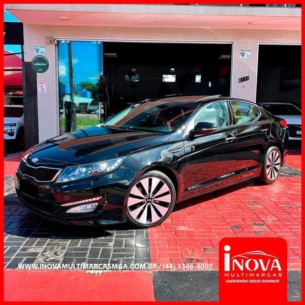 Kia OPTIMA 2.4 16V 180cv Aut. na cor Preto em Maringá / PR - 36434