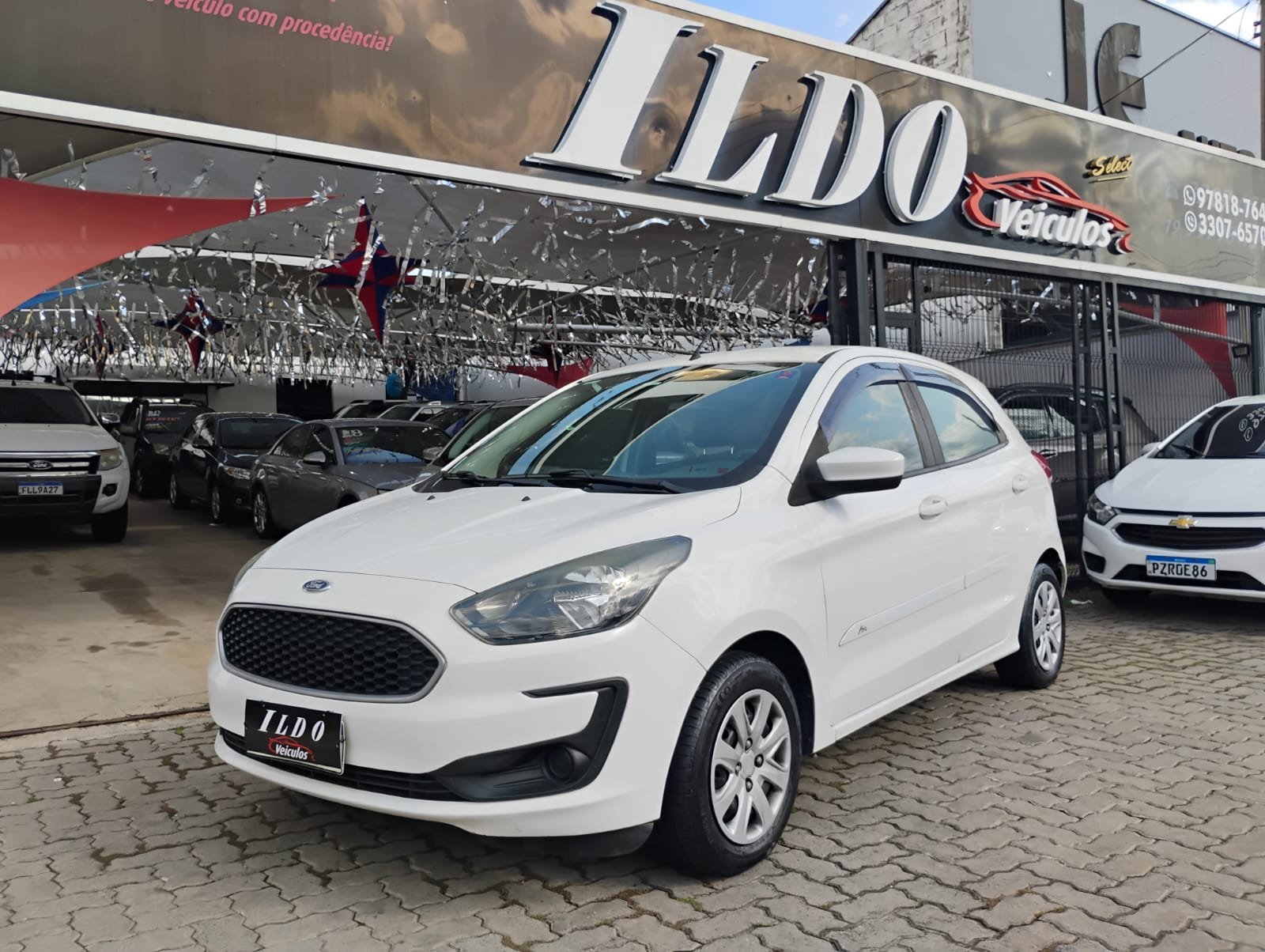 Ford Ka 1.0 SE/SE Plus TiVCT Flex 5p na cor Branco em Campinas / SP - 3659