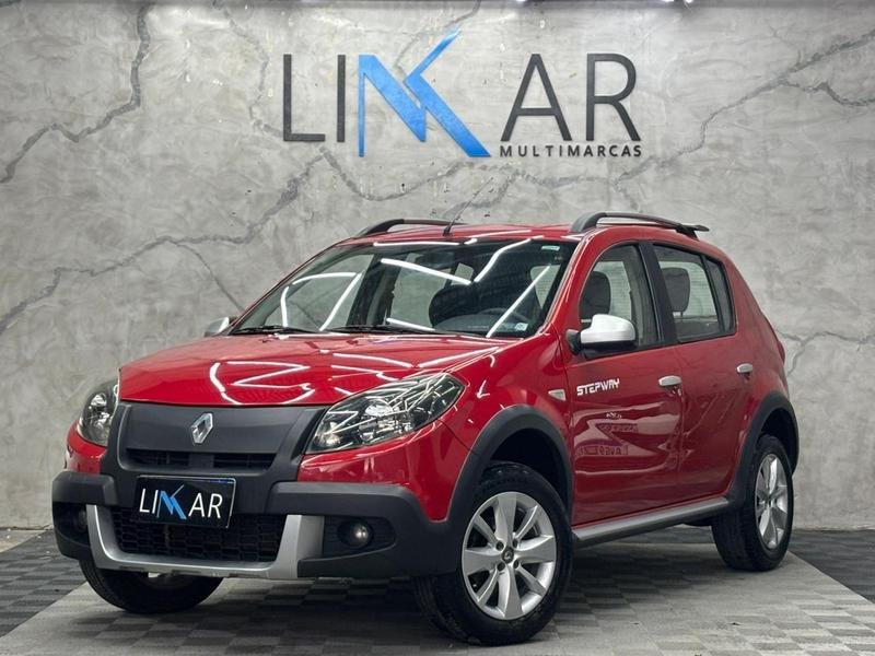 Renault SANDERO STEPWAY Hi-Flex 1.6 16V 5p na cor Vermelho em Curitiba / PR - 36806