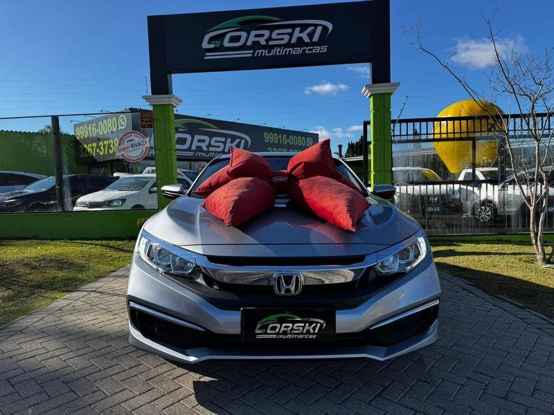 Honda Civic Sedan LX 2.0 Flex 16V Aut. 4p na cor Prata em Curitiba / PR - 37104