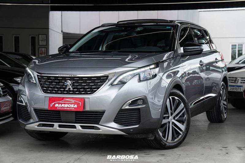 Peugeot 5008 Griffe 1.6 Turbo 16V 5p Aut. na cor Prata em Curitiba / PR - 37200