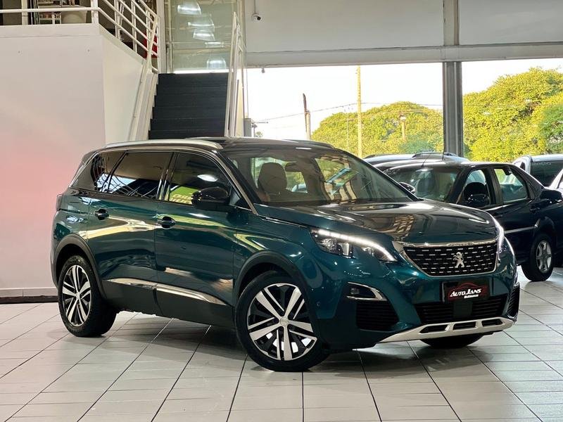 Peugeot 5008 Griffe 1.6 Turbo 16V 5p Aut. na cor Azul em Curitiba / PR - 37266