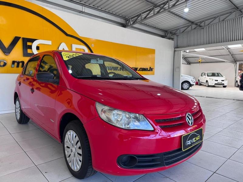 Volkswagen Gol (novo) 1.0 Mi Total Flex 8V 4p na cor Vermelho em São Mateus do Sul / PR - 37282