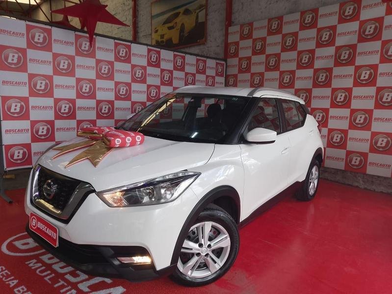 Nissan KICKS S 1.6 16V FlexStar 5p Mec. na cor Branco no Alvorada / RS - 37368