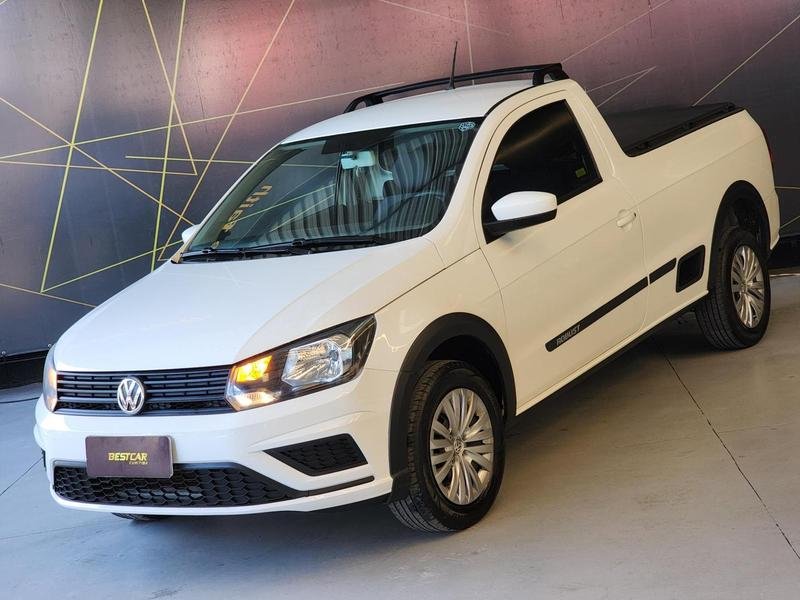 Volkswagen Saveiro Robust 1.6 Total Flex 8V na cor Branco em Curitiba / PR - 37645