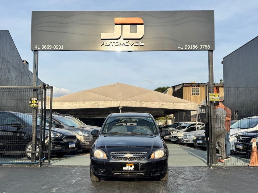Chevrolet Celta Spirit/ LT 1.0 MPFI 8V FlexP. 5p na cor Preto em Pinhais / PR - 38393