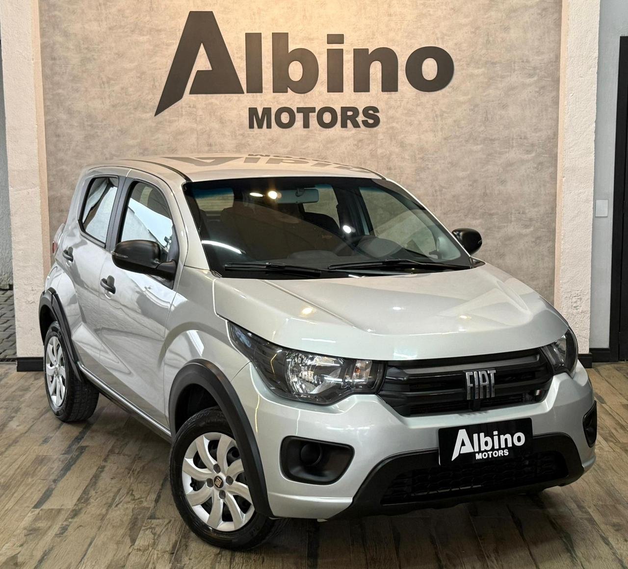 Fiat MOBI LIKE 1.0 Fire Flex 5p. na cor Cinza em Joinville / SC - 4