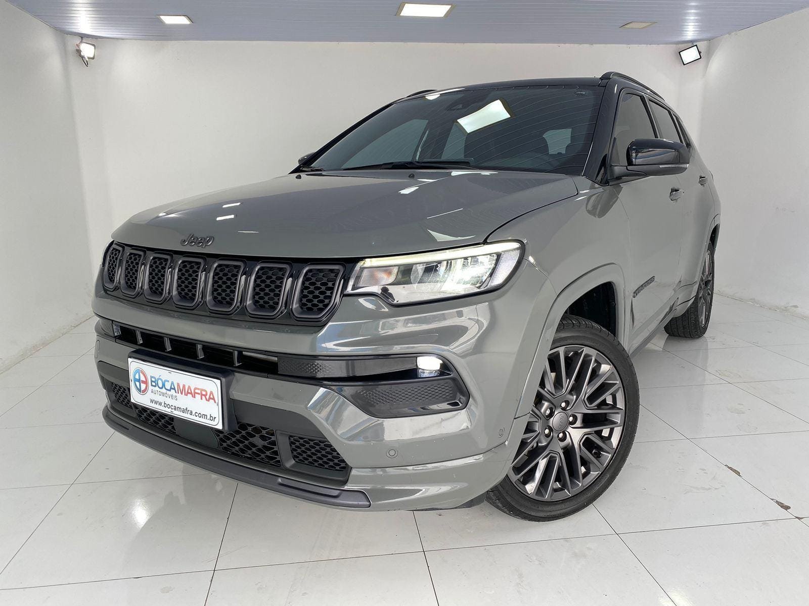 Jeep Compass S T270 1.3 TB 4x2 Flex Aut. na cor Cinza em Brusque / SC - 40293