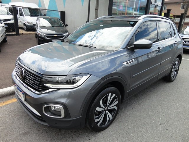 Volkswagen T-Cross Hig. 250 TSI 1.4 Flex 16V 5p Aut na cor Cinza em Araucária / PR - 40446