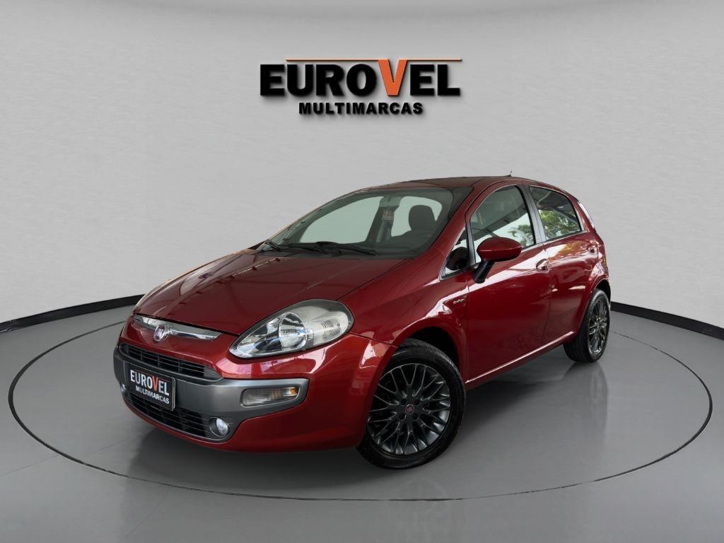 Fiat Punto ESSENCE Dualogic 1.6 Flex 16V 5p na cor Vermelho em Palhoça / SC - 40824