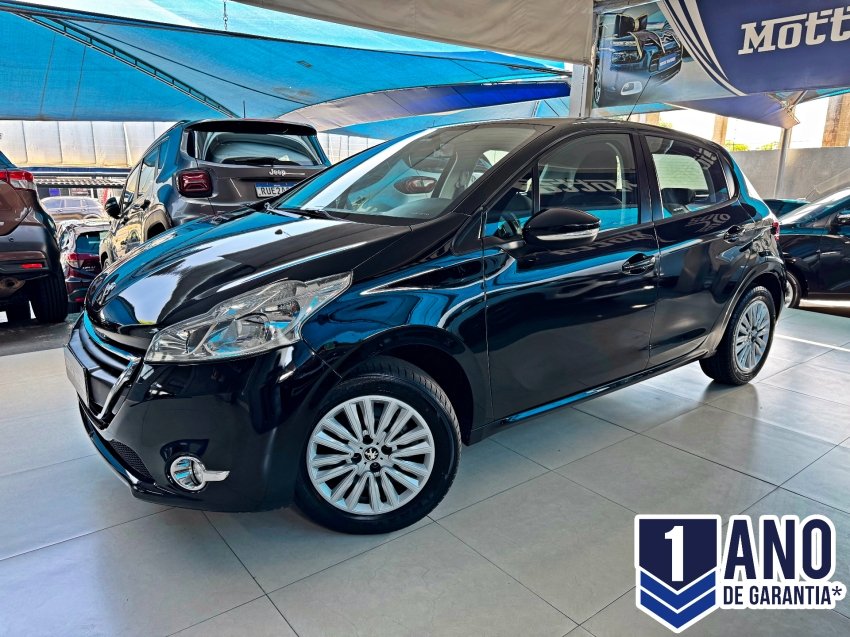 Peugeot 208 Active/Active Pack 1.5 Flex 8V 5p na cor Preto no Canoas / RS - 40886