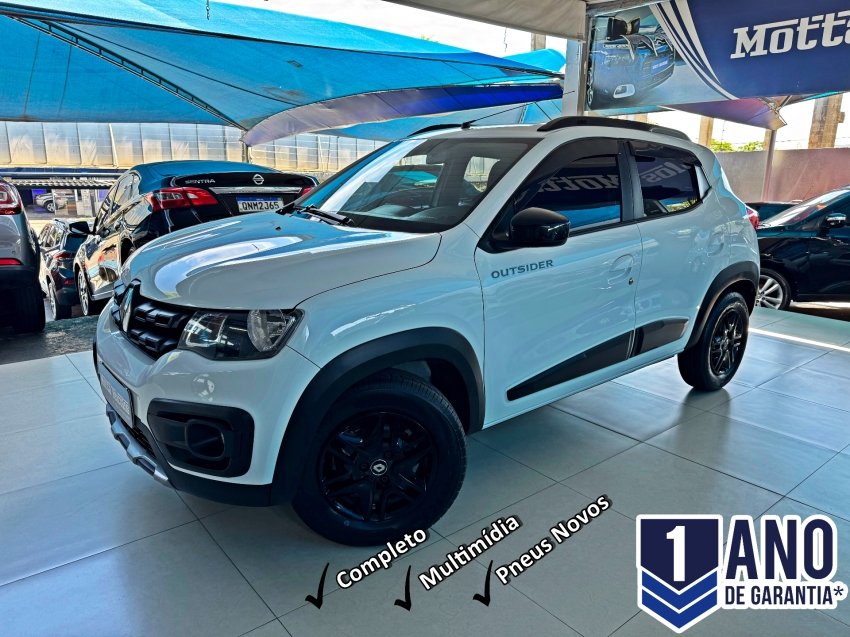 Renault Kwid OUTSIDER 1.0 Flex 12V 5p Mec. na cor Branco no Canoas / RS - 40896