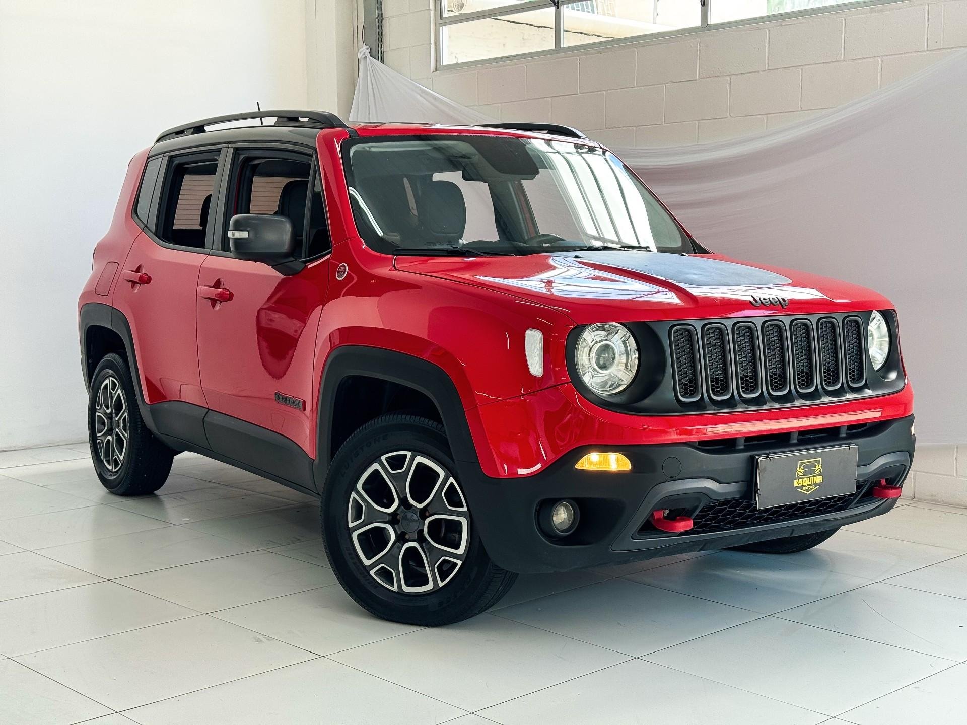 Jeep Renegade Trailhawk 2.0 4x4 TB Diesel Aut na cor Vermelho em São José / SC - 40949