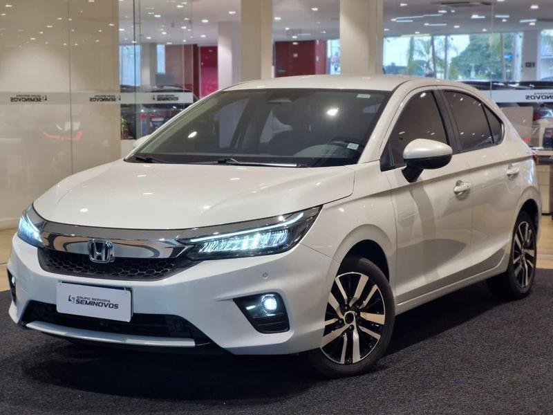 Honda City Hatchback Touring 1.5 Flex 16V Aut na cor Branco em Curitiba / PR - 41132