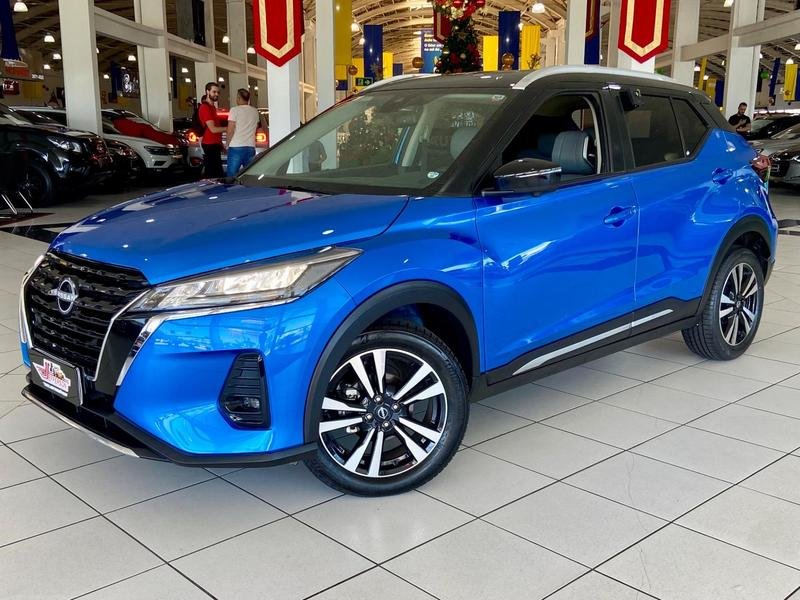 Nissan KICKS Exclusive 1.6 16V Flex Aut. na cor Azul em Curitiba / PR - 41263