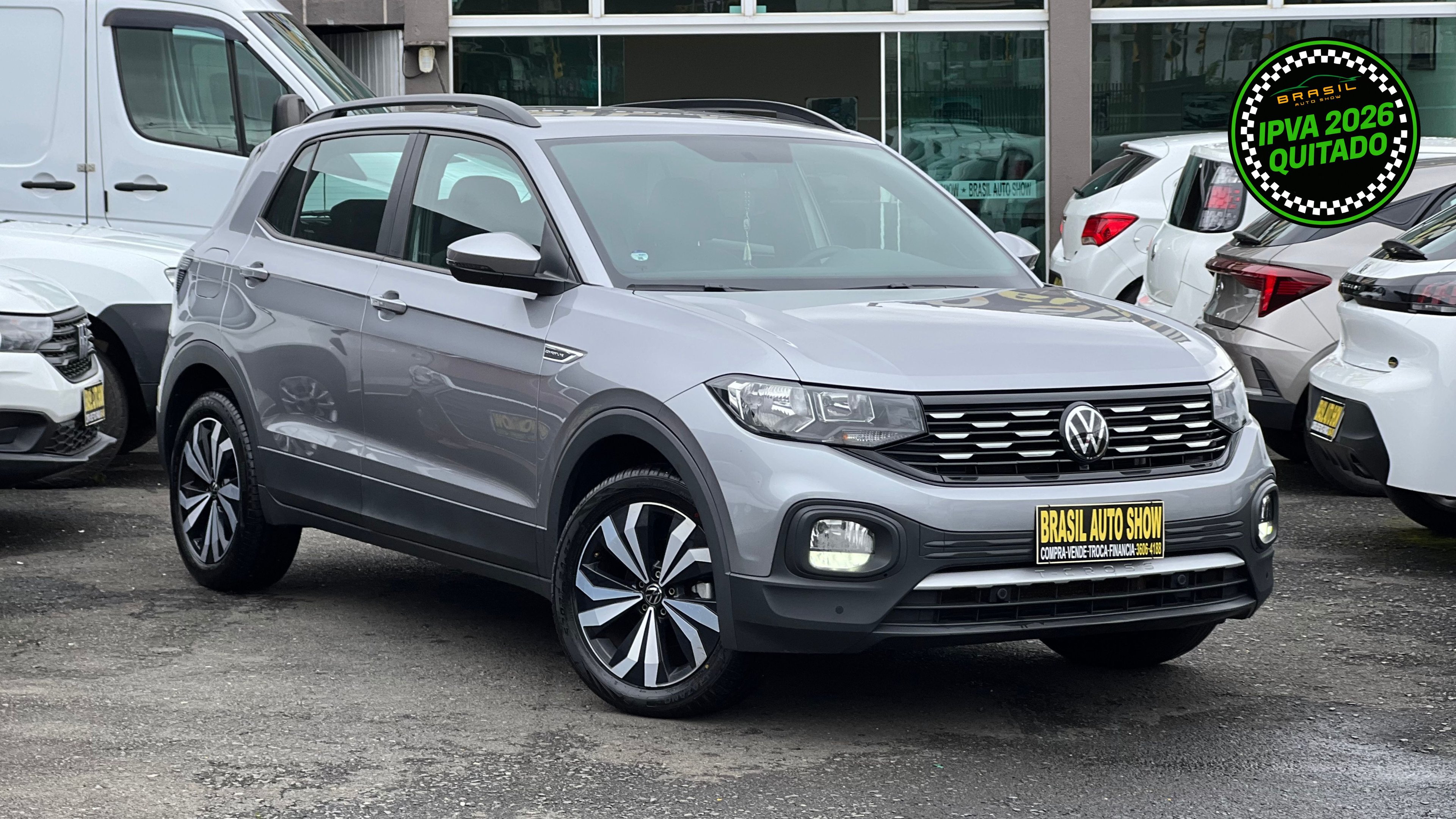 Volkswagen T-Cross Comfor. 200 TSI 1.0 Flex 5p Aut. na cor Branco em Colombo / PR - 41439