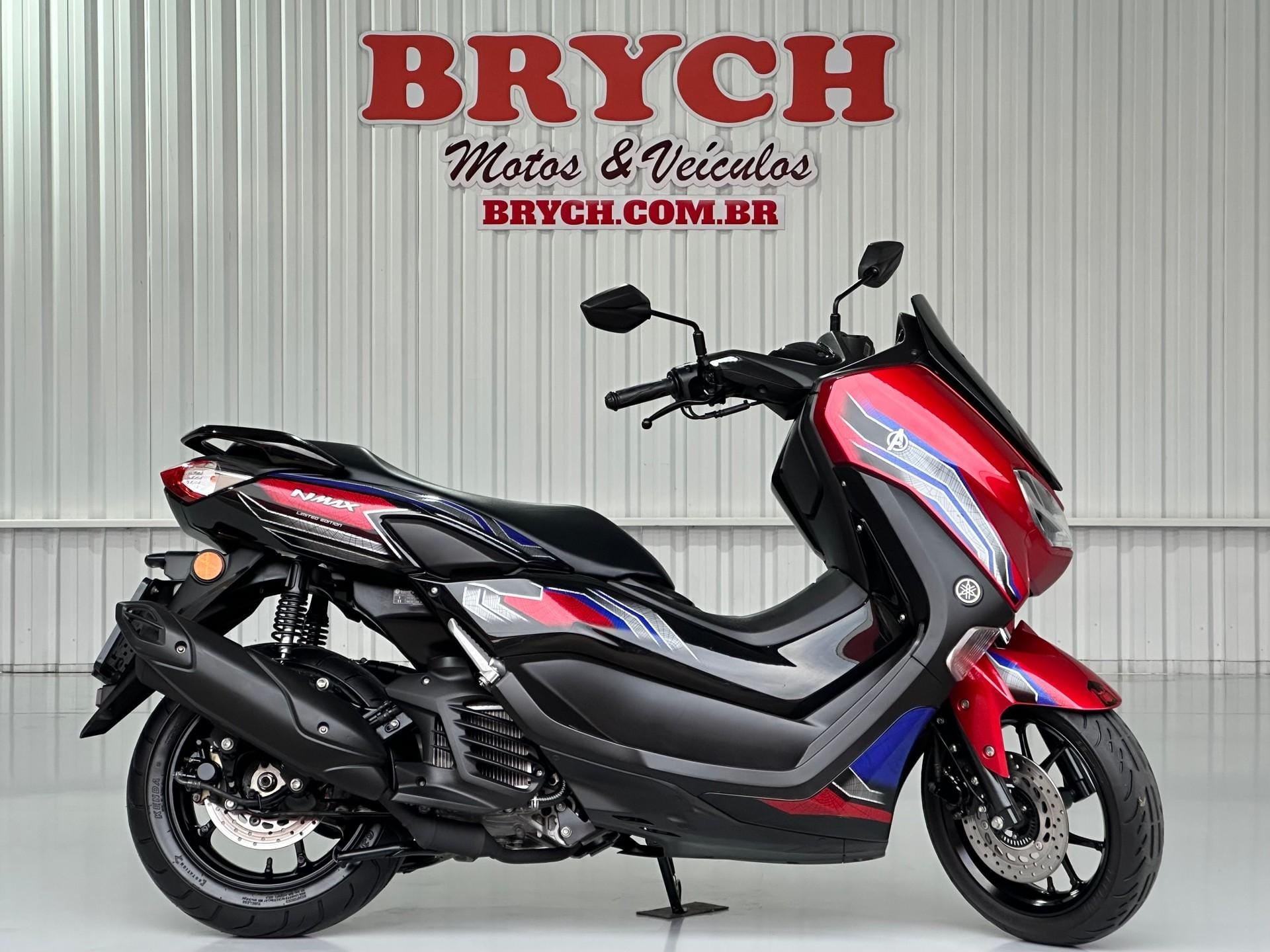 YAMAHA NMAX HOMEM ARANHA 160 ABS  na cor Vermelho em Pomerode / SC - 41664