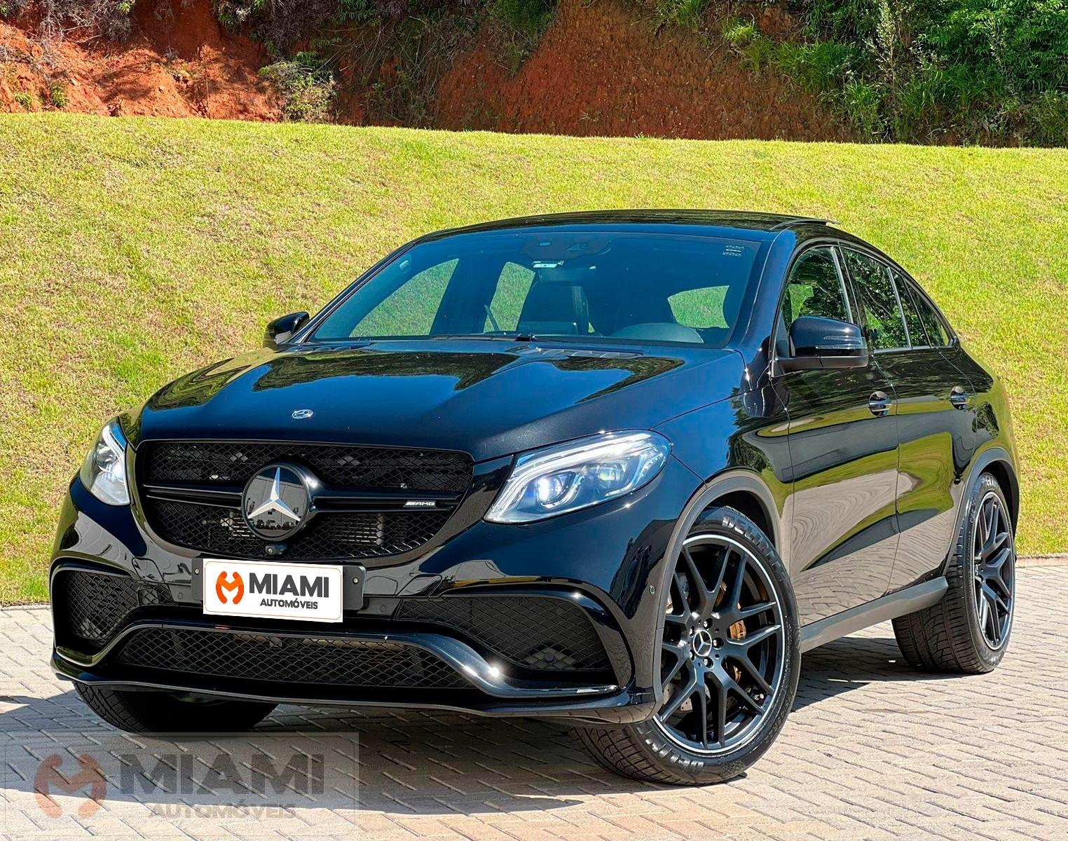 Mercedes-Benz GLE-63 AMG 4MATIC Coupe 5.5 V8 Aut. na cor Preto em Brusque / SC - 41976