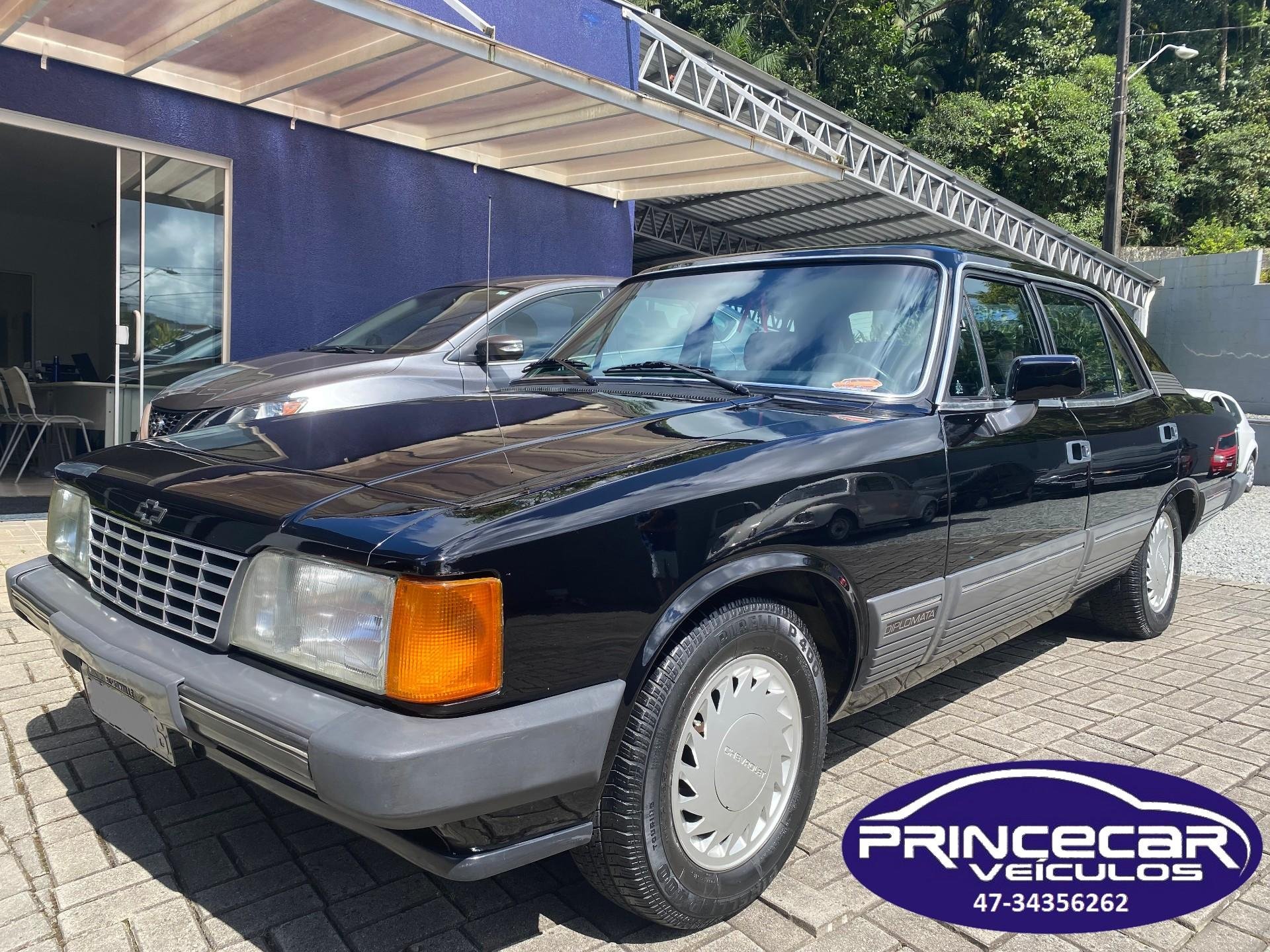 Chevrolet Opala Diplomata/Diplom. SLE/SE 4.1/2.5 na cor Preto em Joinville / SC - 42172