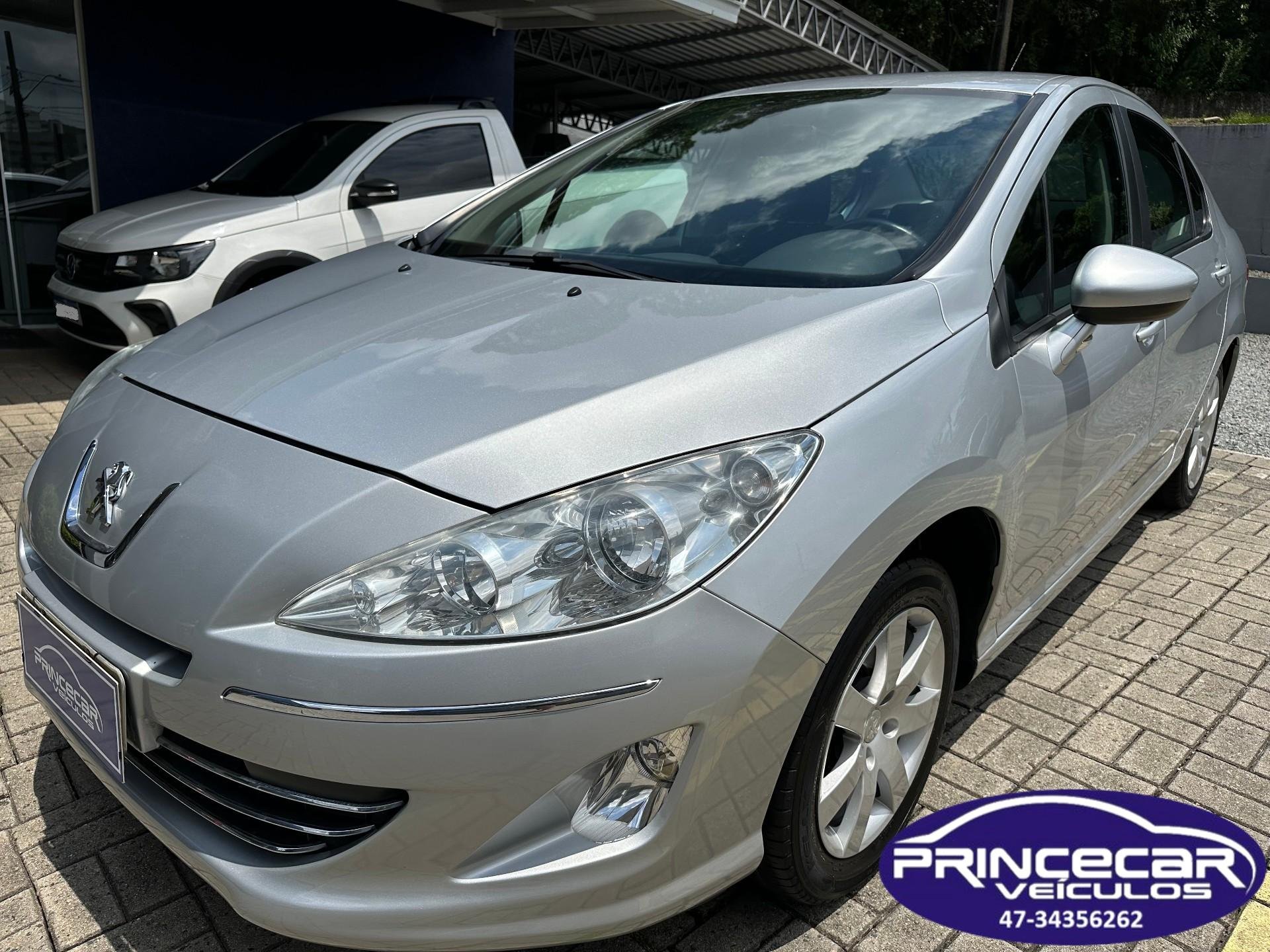 Peugeot 408 Sedan Allure 2.0 Flex 16V 4p Mec. na cor Cinza em Joinville / SC - 42200