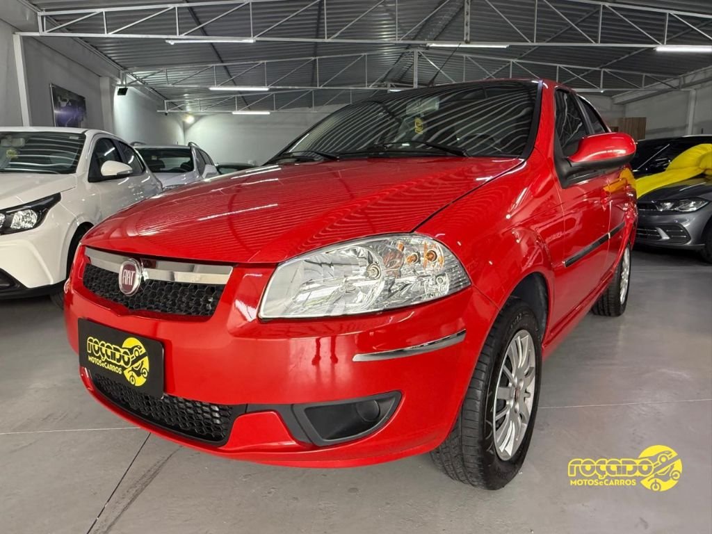 Fiat Siena EL 1.4 mpi Fire Flex 8V 4p na cor Vermelho em São José / SC - 42239