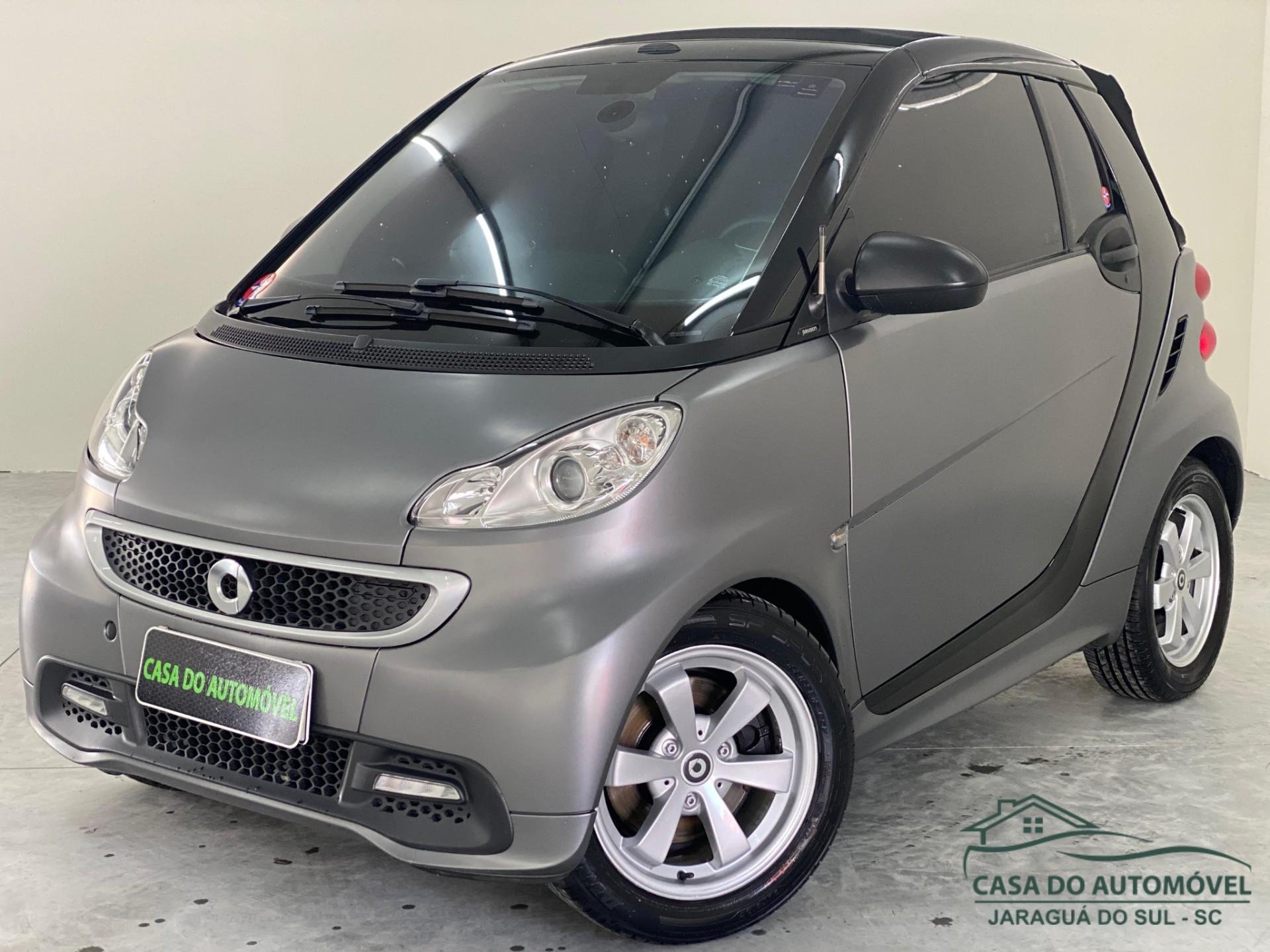 smart fortwo passion cabrio 1.0 62kw/Tritop na cor Cinza em Jaraguá do Sul / SC - 42273