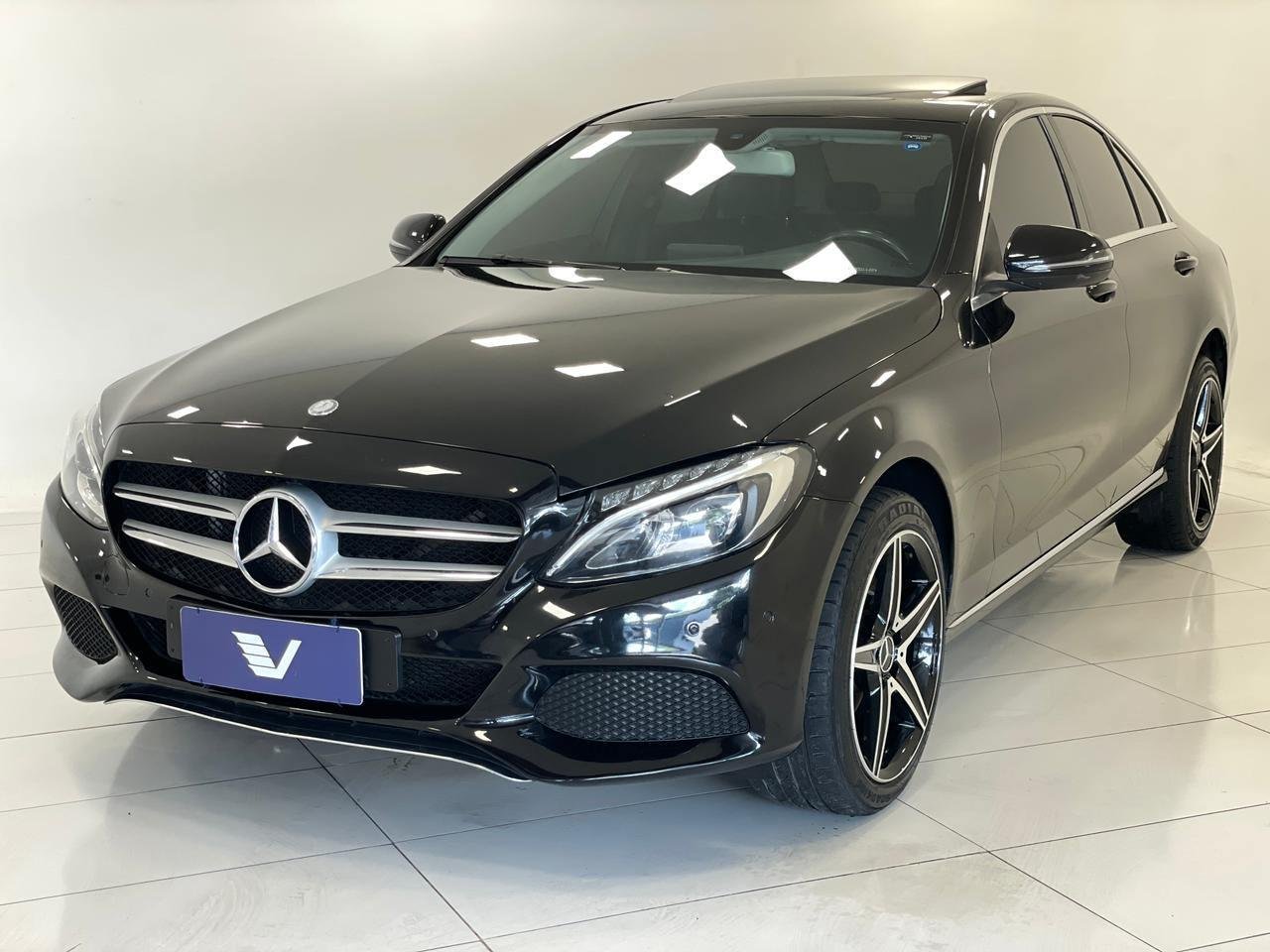 Mercedes-Benz C-200 Avantgarde 2.0 TB 16V 184cv Aut. na cor Preto em Joinville / SC - 42333