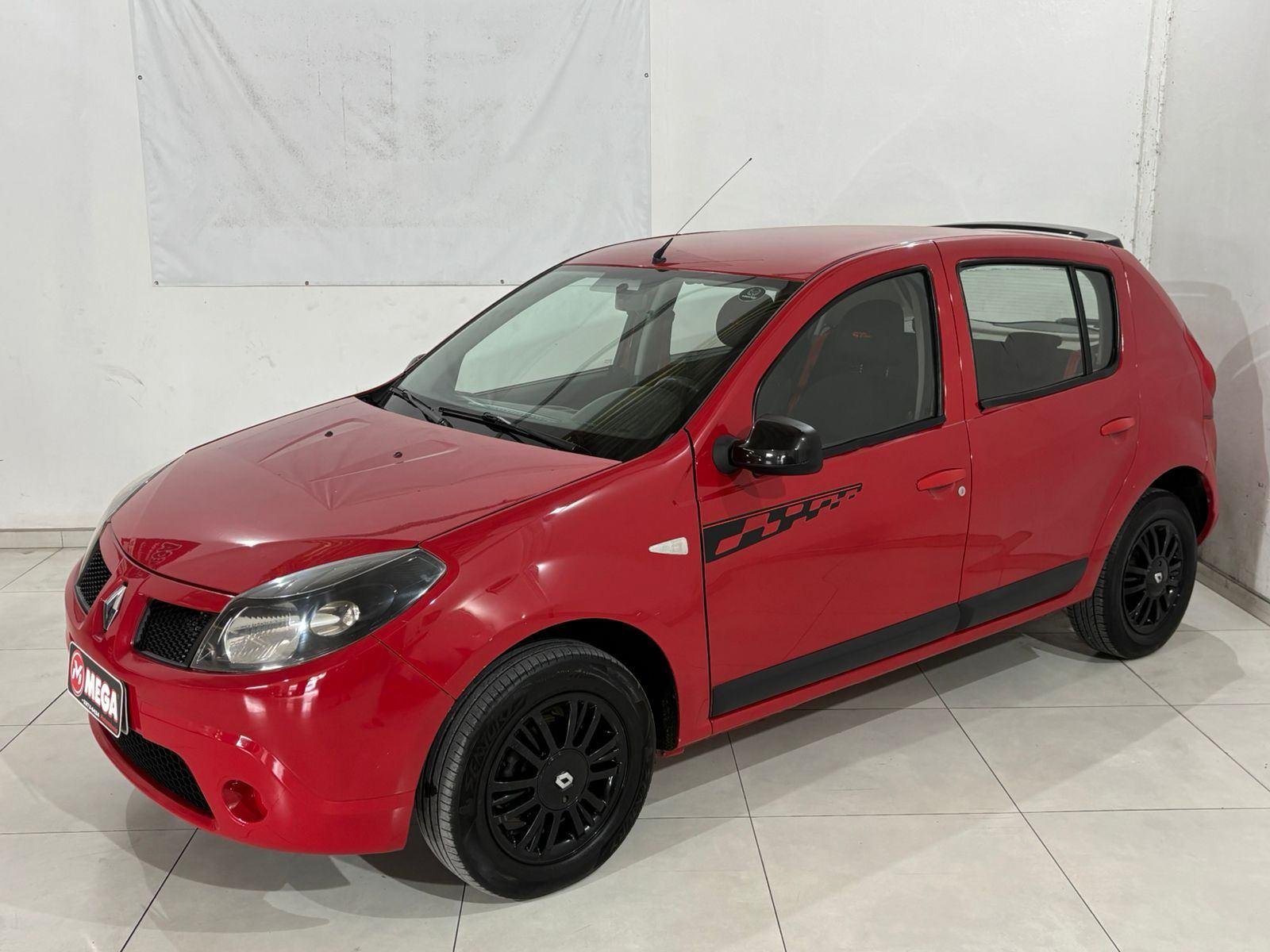 Renault Sandero GT line Hi-Flex 1.6 16V 4p na cor Vermelho em Guaramirim / SC - 42495