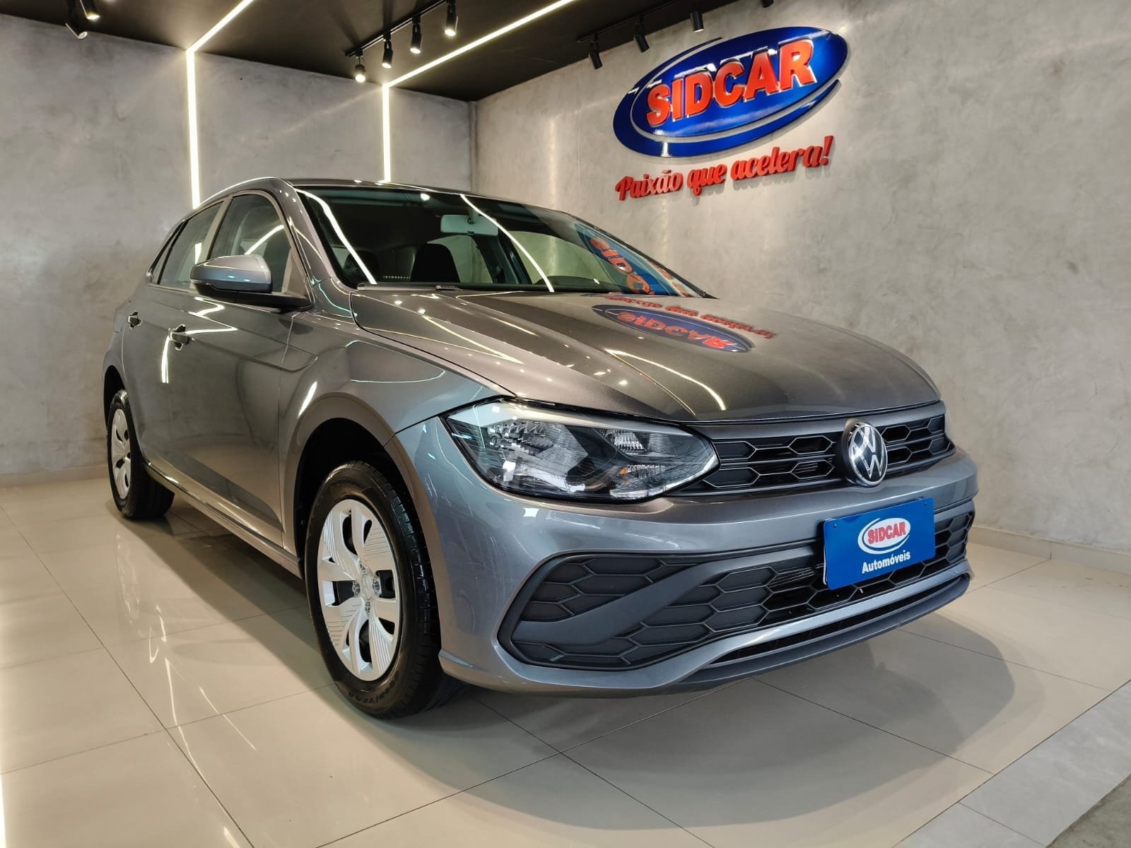 Volkswagen Polo Track 1.0 Flex 12V 5p na cor Cinza em Garuva / SC - 42684