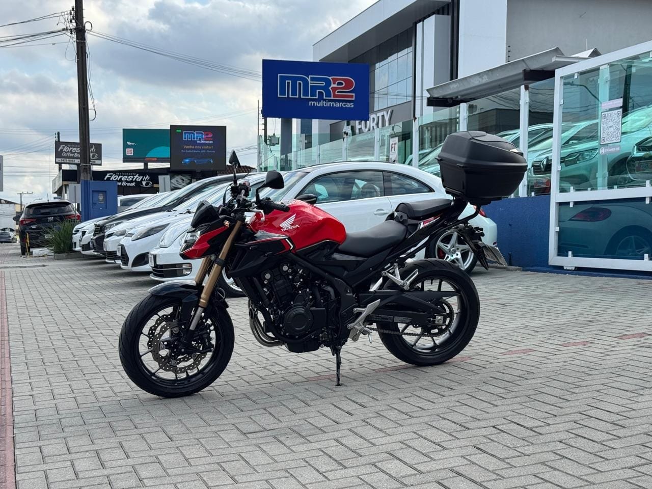 Honda CB 500F  na cor Vermelho em Joinville / SC - 42792