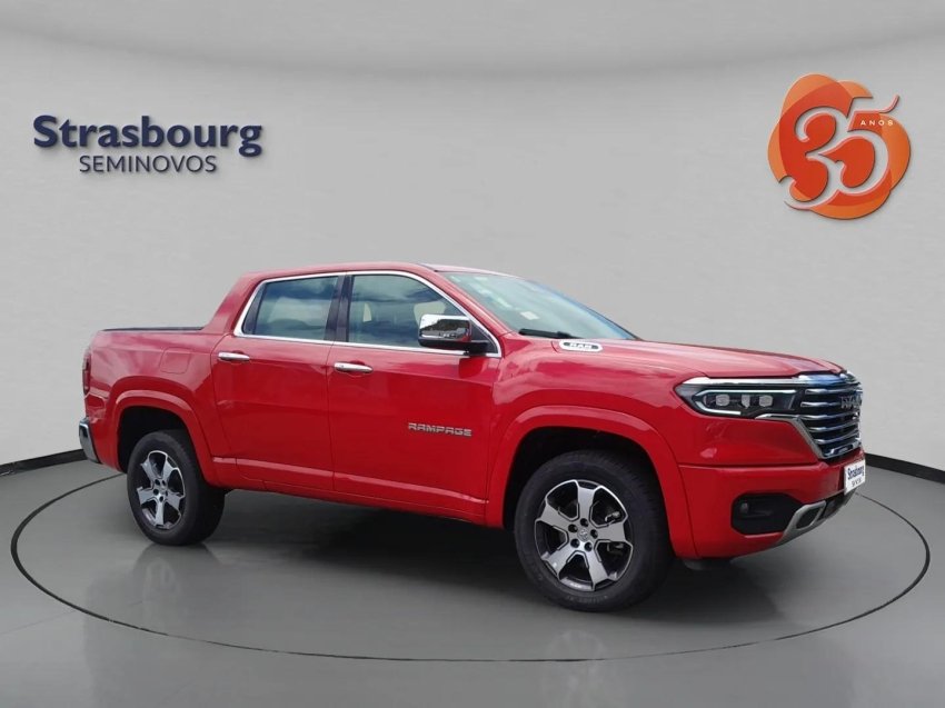 RAM Rampage LARAMIE 2.2 TB CD 4X4 Die. Aut. na cor Vermelho em Blumenau / SC - 43036