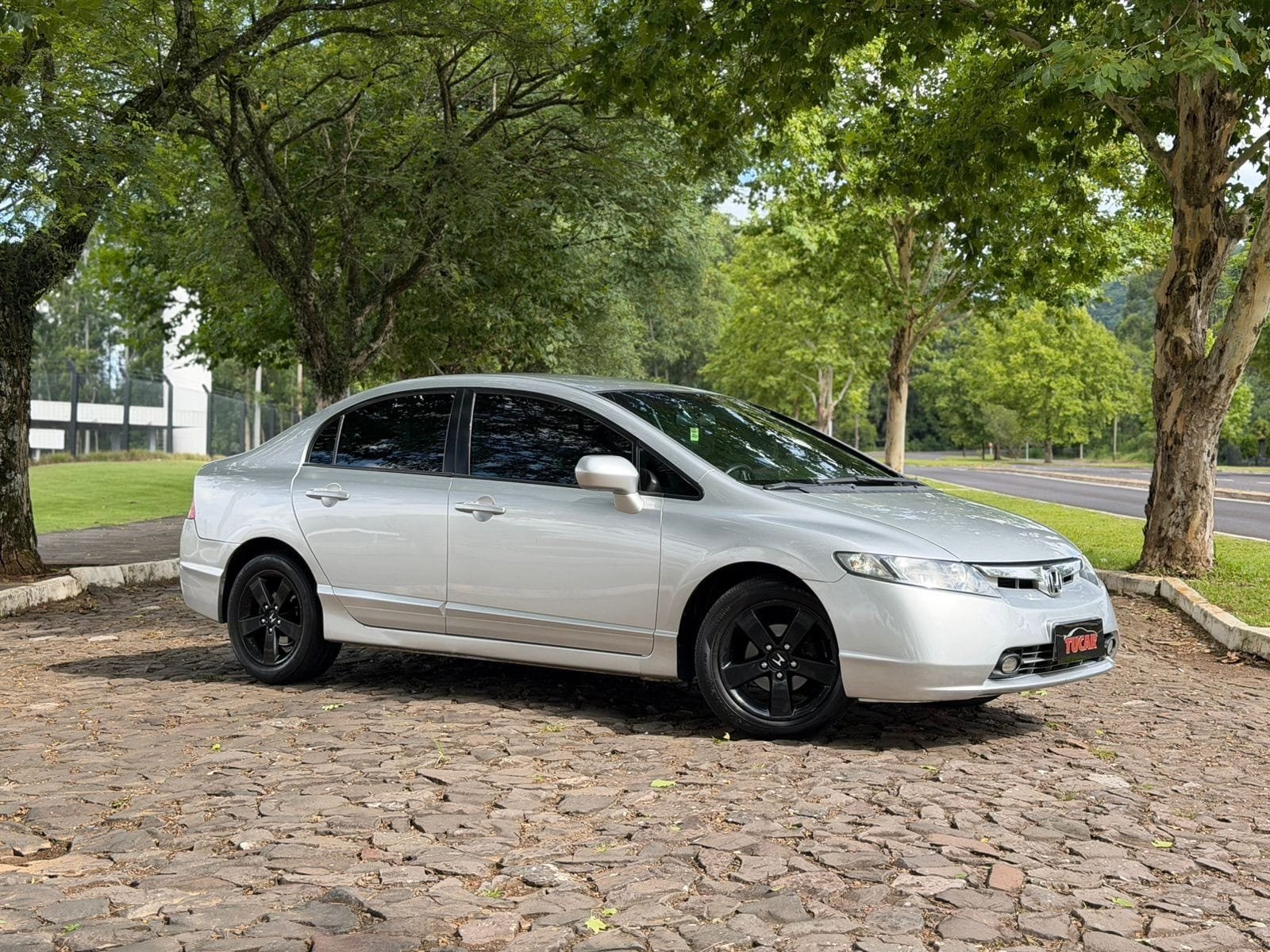 Honda Civic Sedan LXS 1.8/1.8 Flex 16V Aut. 4p na cor Cinza no Dois Irmãos / RS - 43164