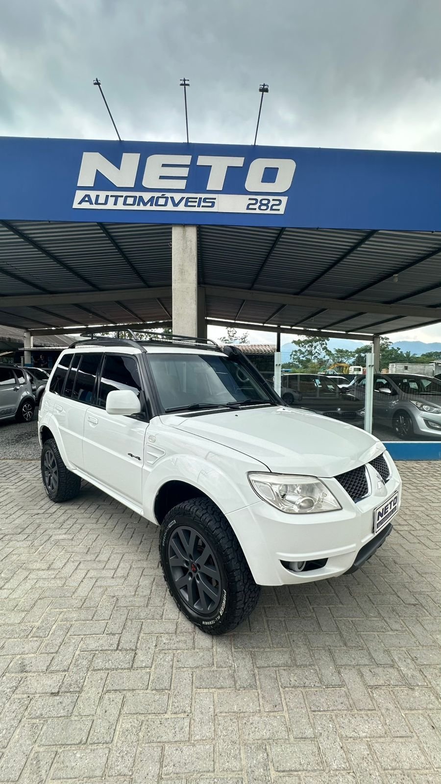 Mitsubishi Pajero TR4 2.0/ 2.0 Flex 16V 4x4 Aut. na cor Branco em Santo Amaro da Imperatriz / SC - 43258