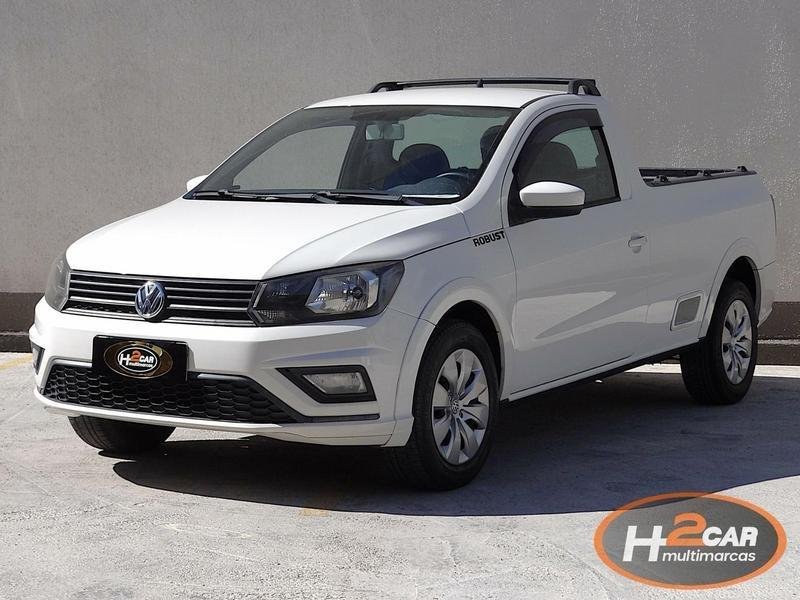 Volkswagen Saveiro Robust 1.6 Total Flex 8V na cor Branco em Curitiba / PR - 43500