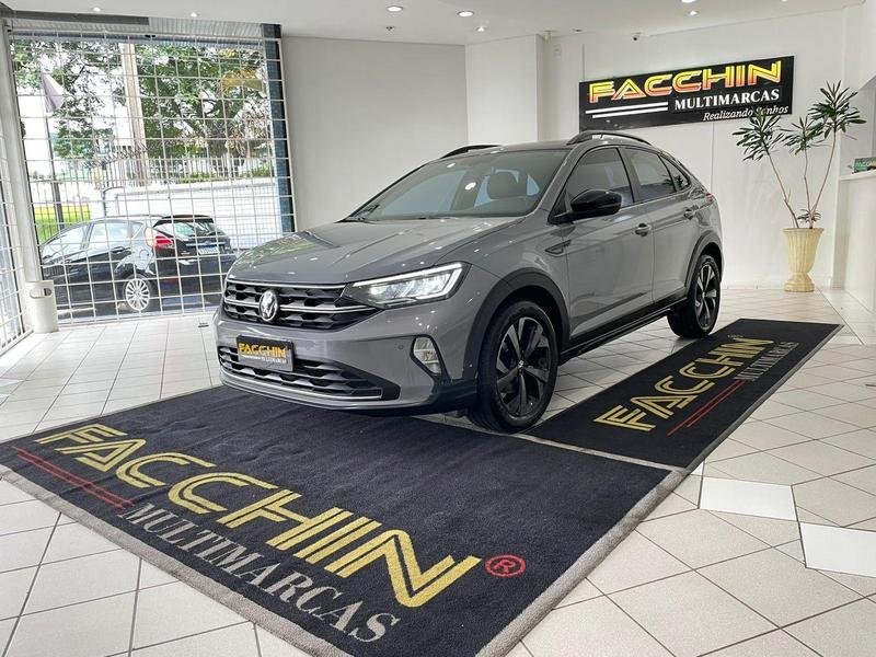 Volkswagen Nivus Highline 1.0 200 TSI Flex Aut. na cor Cinza em Curitiba / PR - 43895