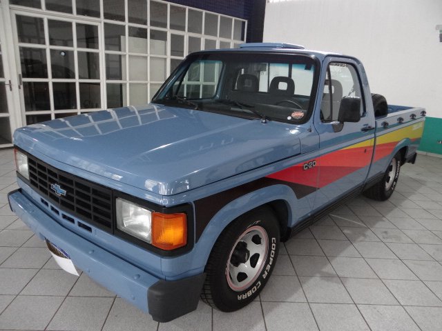 Chevrolet C-20 Custom De Luxe CD 4.1 na cor Azul em Curitiba / PR - 43985