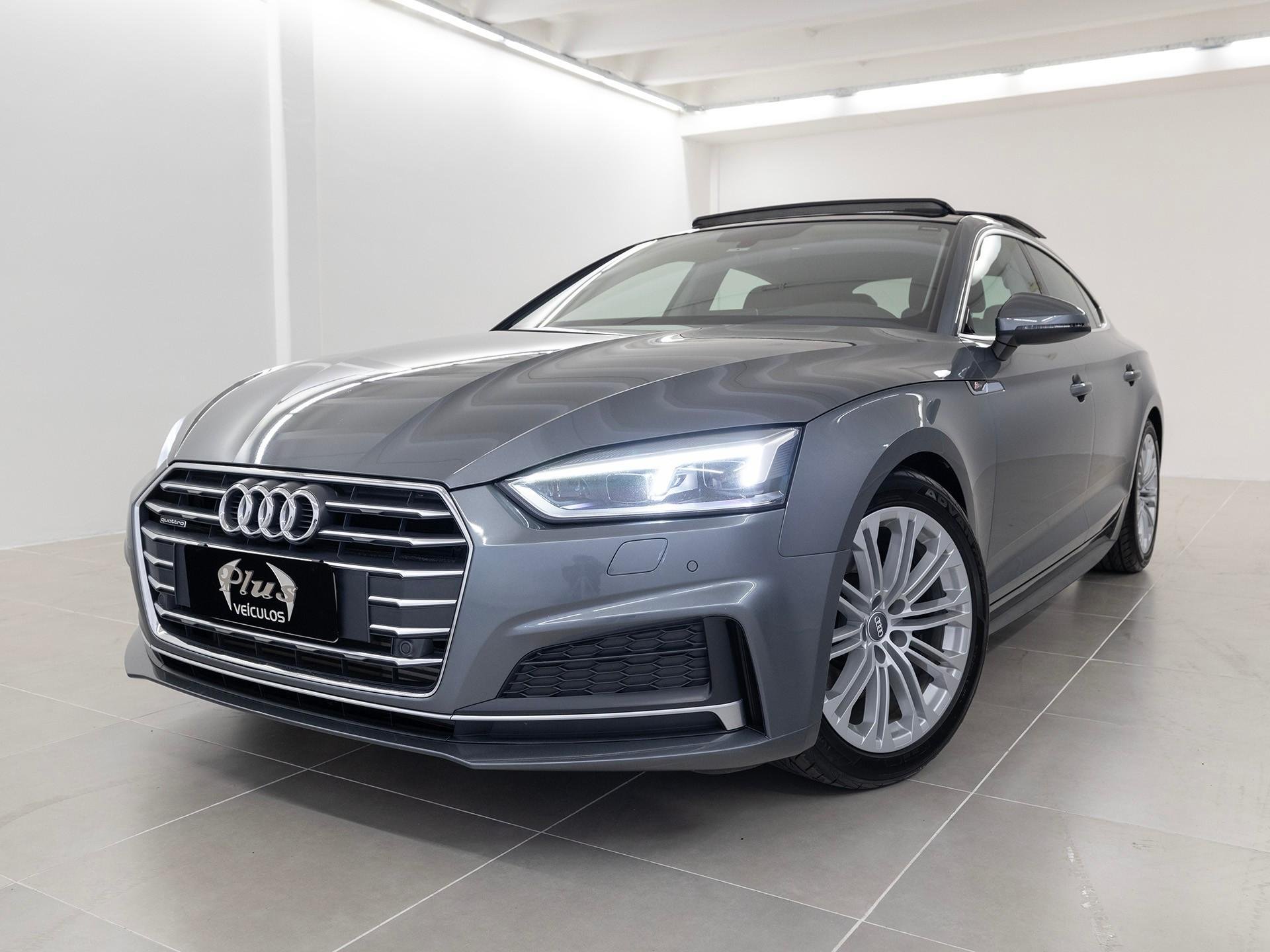 Audi A5 Ambit. Plus Sport. 2.0 TFSI S tronic na cor Cinza no Porto Alegre / RS - 44150