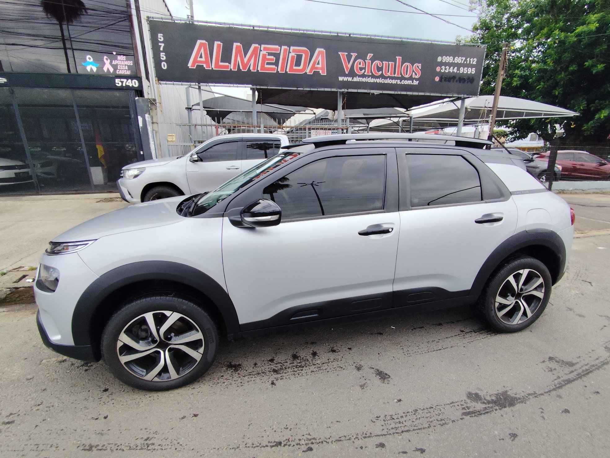 Citroën C4 Cactus SHINE 1.6 Turbo Flex Aut. na cor Cinza no Porto Alegre / RS - 44358