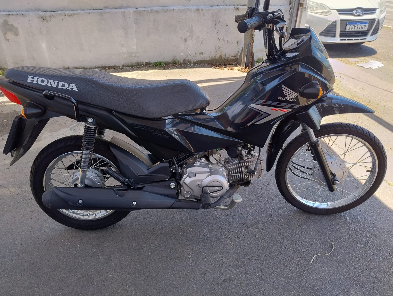 Honda POP 110i ES  na cor Preto no Porto Alegre / RS - 44362