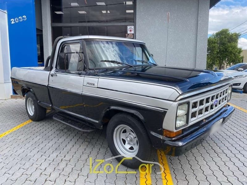 Ford F-1000 Super/S.Série 4x4 3.9 Diesel na cor Preto em Guarapuava / PR - 45351