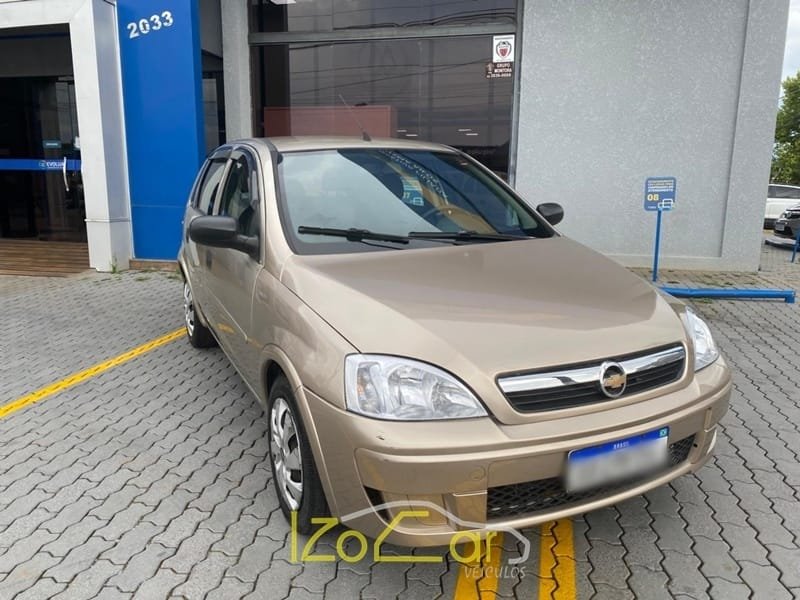 Chevrolet Corsa Hat. Maxx 1.4 8V ECONOFLEX 5p na cor Bege em Guarapuava / PR - 45357